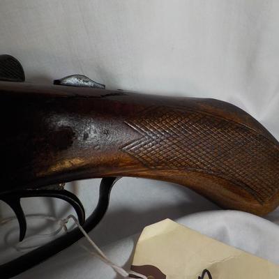 It's Legal ...Bonnie & Clyde/ S/S 12 gauge shotgun/River Arms, Ma./ est. $100 to $200.
