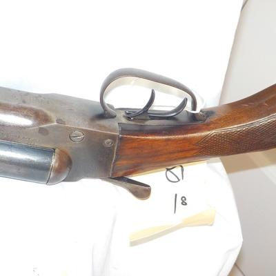 It's Legal ...Bonnie & Clyde/ S/S 12 gauge shotgun/River Arms, Ma./ est. $100 to $200.