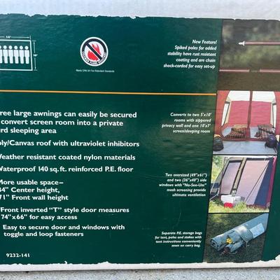 COLEMAN 3 Room Cabin Tent 14â€™ x 10â€™