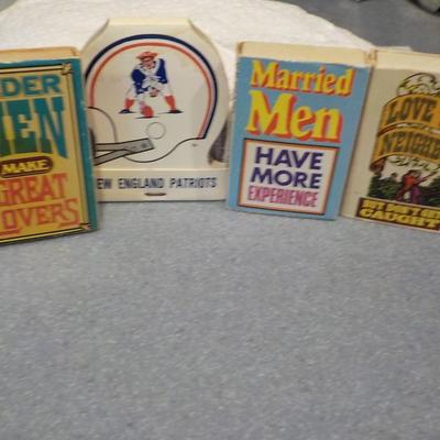This is for over 18 y.o.'s....Collectable salt & pepper plus vintage matches/ est $10 to ???.