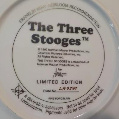 3 Stooges American born Icon's, CD's and Color registered Plate/ est. $30 to $100.