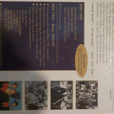 3 Stooges American born Icon's, CD's and Color registered Plate/ est. $30 to $100.
