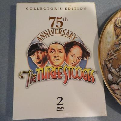 3 Stooges American born Icon's, CD's and Color registered Plate/ est. $30 to $100.