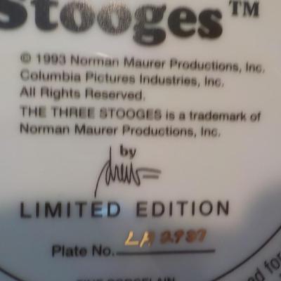 3 Stooges American born Icon's, CD's and Color registered Plate/ est. $30 to $100.