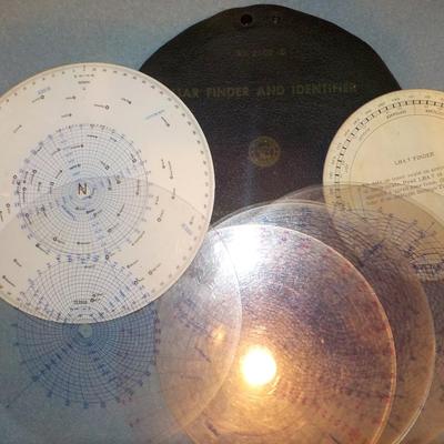 Star Finder and Identifier by U,S. Navy Hydrographic Office. (Real)/ est.$30 to$140.