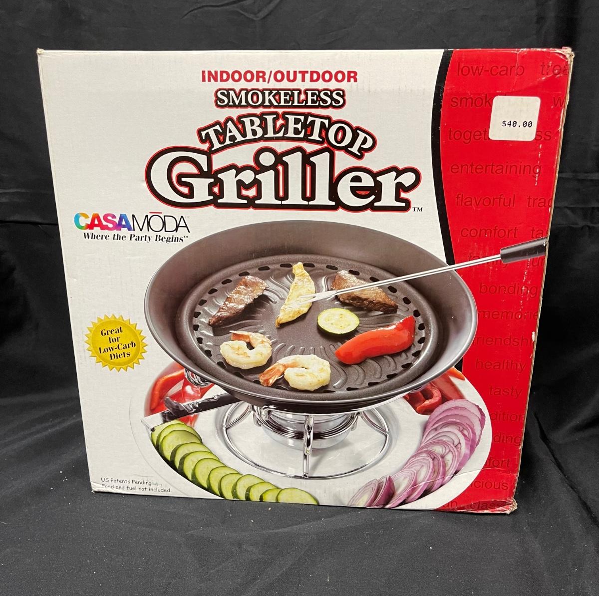 Indoor Outdoor Smokeless Tabletop Grill