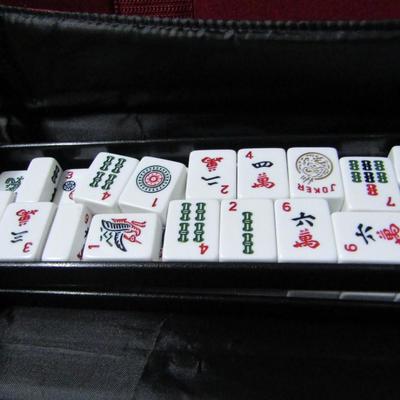 Mahjongg Game Set in Canvas Carry Case