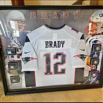 Tom Brady Jersey autograph