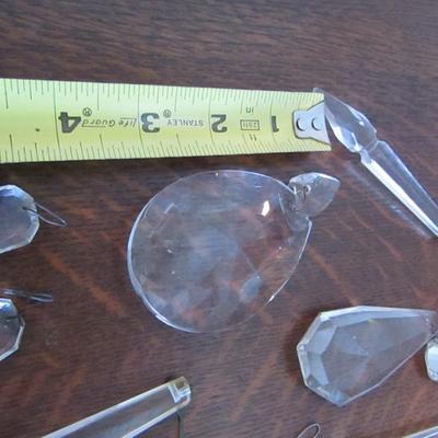 Assortment of Crystal Teardrops and Spears for Chandeliers and Candelabras