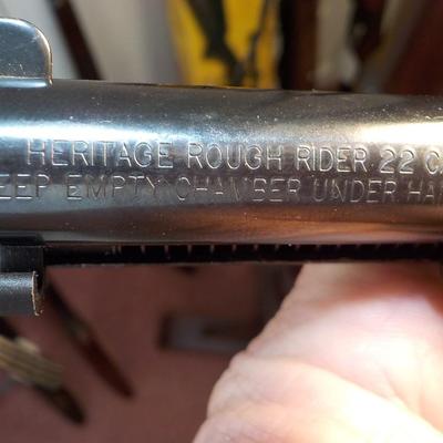 Heritage Firearms " Rough Rider" single action 22 cal. est. $100 to $200.