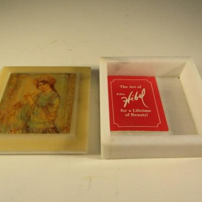 Edna Hibel Collectible 'The Piper' Ceramic Trinket Box