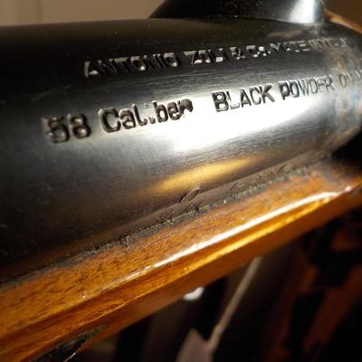 Antonio Zoli Black Powder 58 Cal rifle musket. approx.1964/ est $300 to $600.