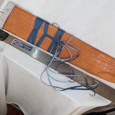 Machete and scabbard Brazil " Aguila Corneta ". 25in. est. $30 to $80.