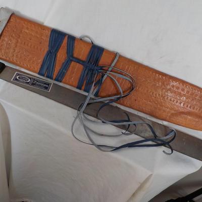 Machete and scabbard Brazil " Aguila Corneta ". 25in. est. $30 to $80.