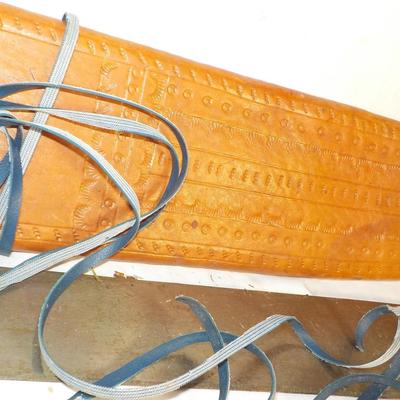 Machete and scabbard Brazil " Aguila Corneta ". 25in. est. $30 to $80.