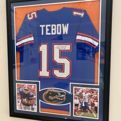 Autographed jersey Tim Tebow