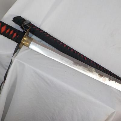 Japanese Ceremonial fraternal sword. 34 in. est. $50 to $130.