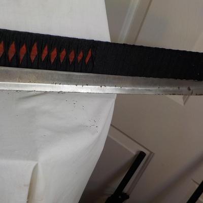 Japanese Ceremonial fraternal sword. 34 in. est. $50 to $130.