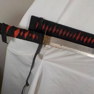 Japanese Ceremonial fraternal sword. 34 in. est. $50 to $130.