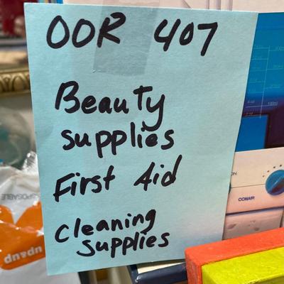 Bathroom Items, Toiletries And Cleaning Supplies