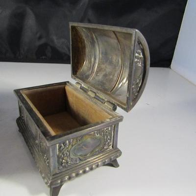Pair of Decorative Trinket Boxes includes Mother of Pearl Inlay Box