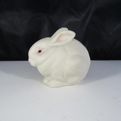 Vintage White Bisque Cybis Mr. Snowball Rabbit Statuette