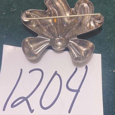 Vintage Silver Brooch
