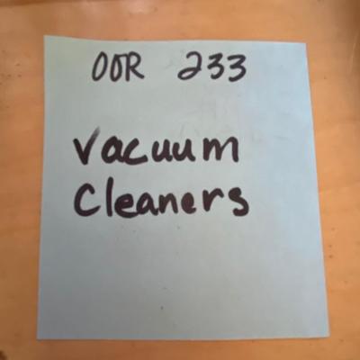 Vacuuming Cleaners