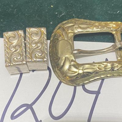 Vintage Silver Belt Buckle