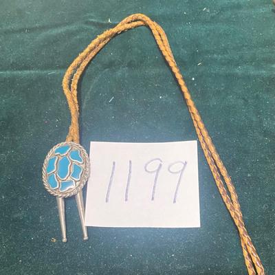 Vintage Silver Bolo Tie