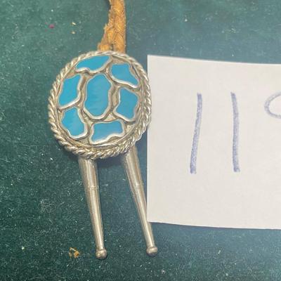 Vintage Silver Bolo Tie