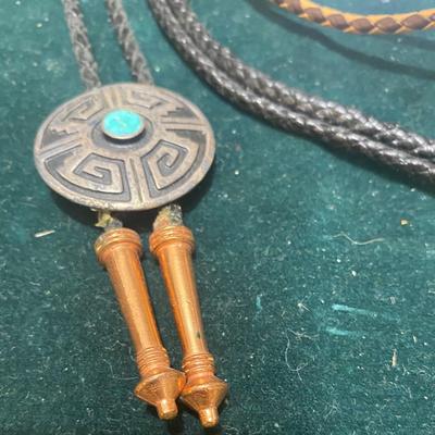Vintage Silver Bolo Tie