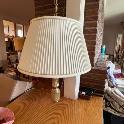 Brass Swag lamp