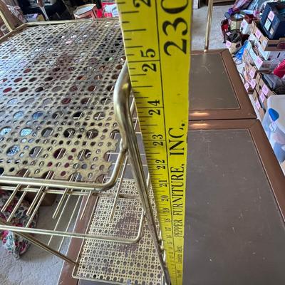 MCM Gilded Metal rack