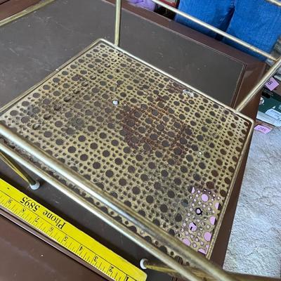 MCM Gilded Metal rack