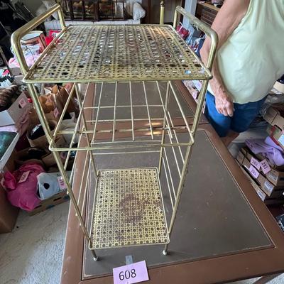 MCM Gilded Metal rack