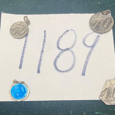 Vintage Virgin Mary Medals