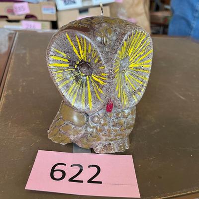 70s Big Eye Owl Candle