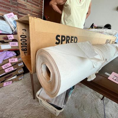 3/4 Roll of White Paper Table covering