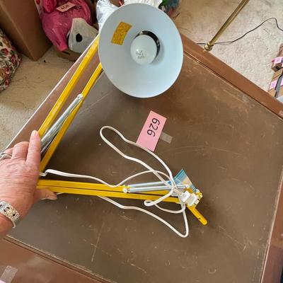 Vintage Yellow Desk Lamp