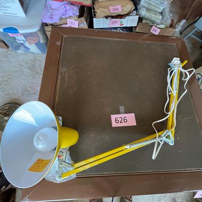 Vintage Yellow Desk Lamp