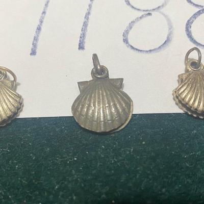 Vintage Scallop Charms