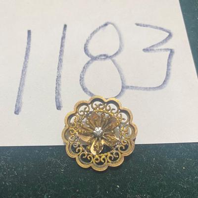 Antique Filigree Pin