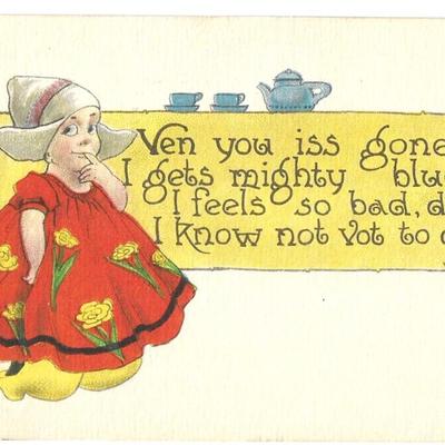 Dutch Girl artist signed WALL