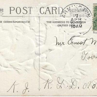Embossed Easter Greetings