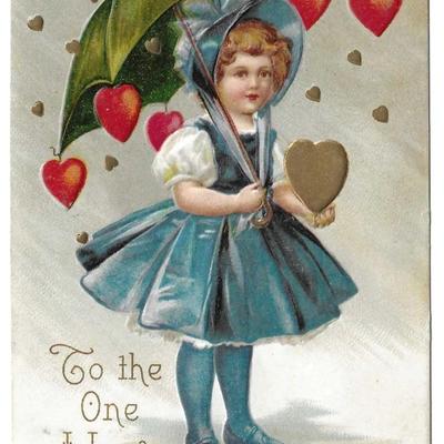 Embossed Valentine Day
