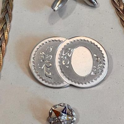 Sterling Silver Jewelry Lot Incl. 1940â€™s Sweetheart Locket