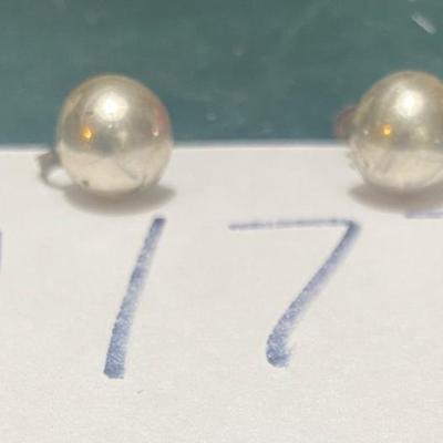 Vintage Sterling Silver Clip Ons