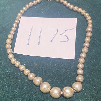 Vintage Sterling Silver Necklace
