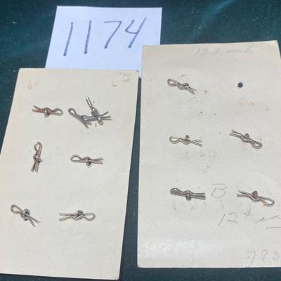 Vintage Redskin Maid Silver Buttons